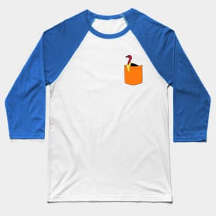 Pocket Brush Turkey Baseball T-Shirt